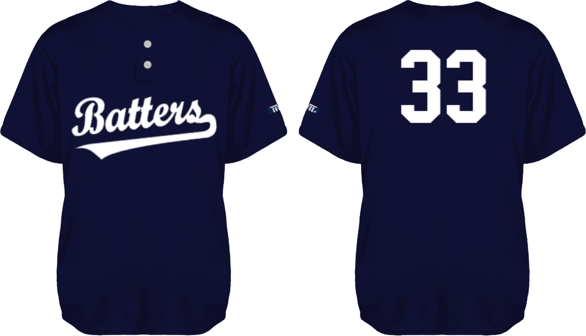 Batters Shirt, Softbal: Flatback Mesh