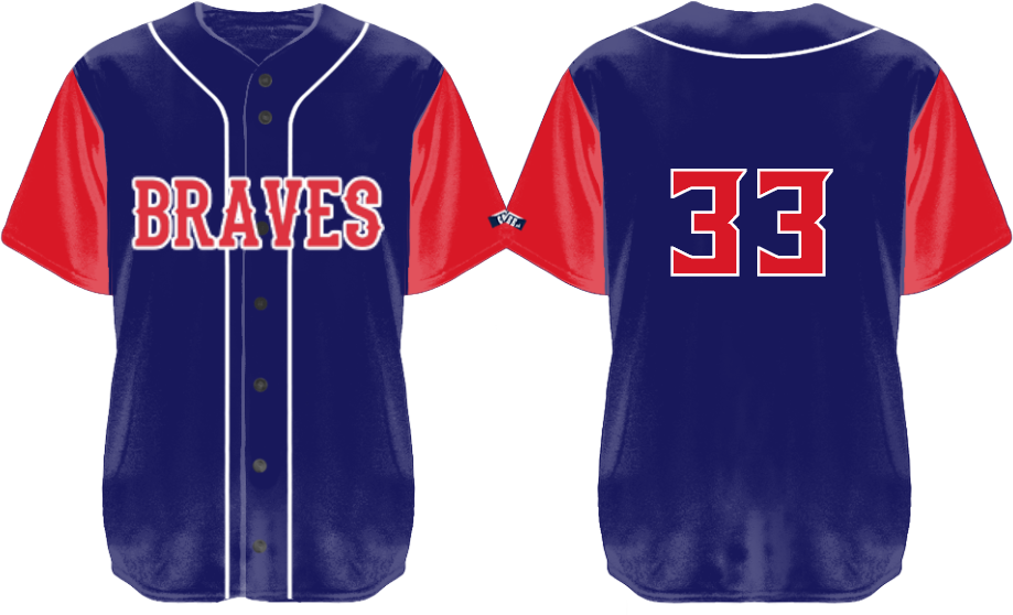 Maglia Berlin Braves, senza maniche: Maglia Flatback