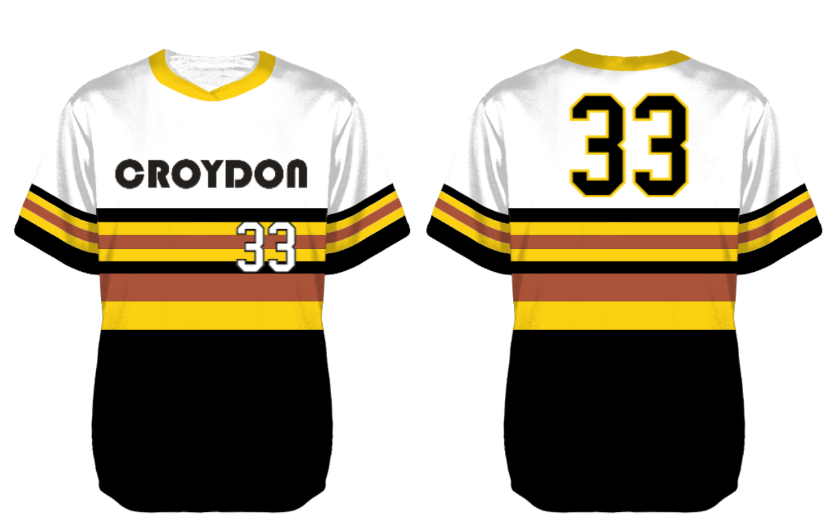 Croydon Pirates Shirt, Flatback Mesh