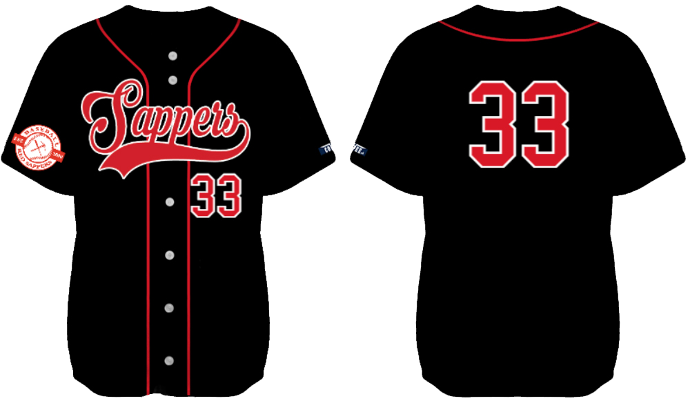 Dudelange Red Sappers Shirt: Flatback Mesh