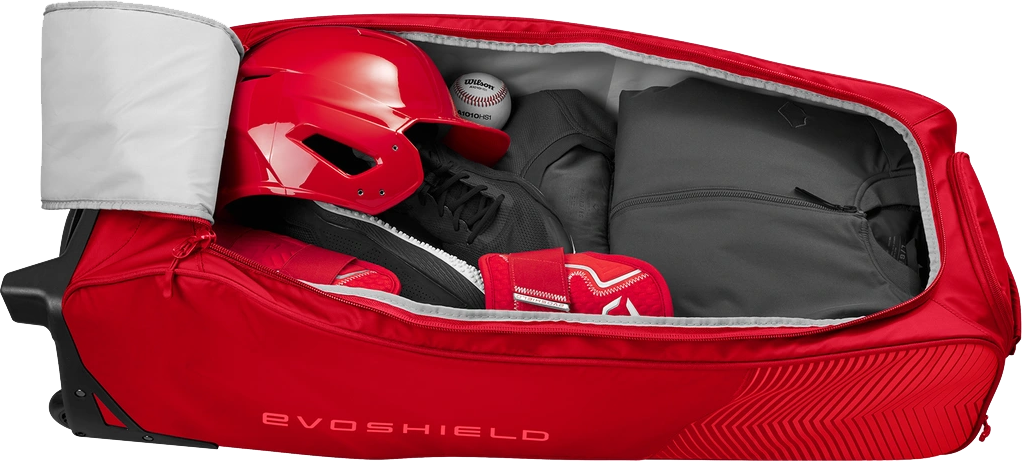 Evoshield Tone Set Wheeled Bag Red