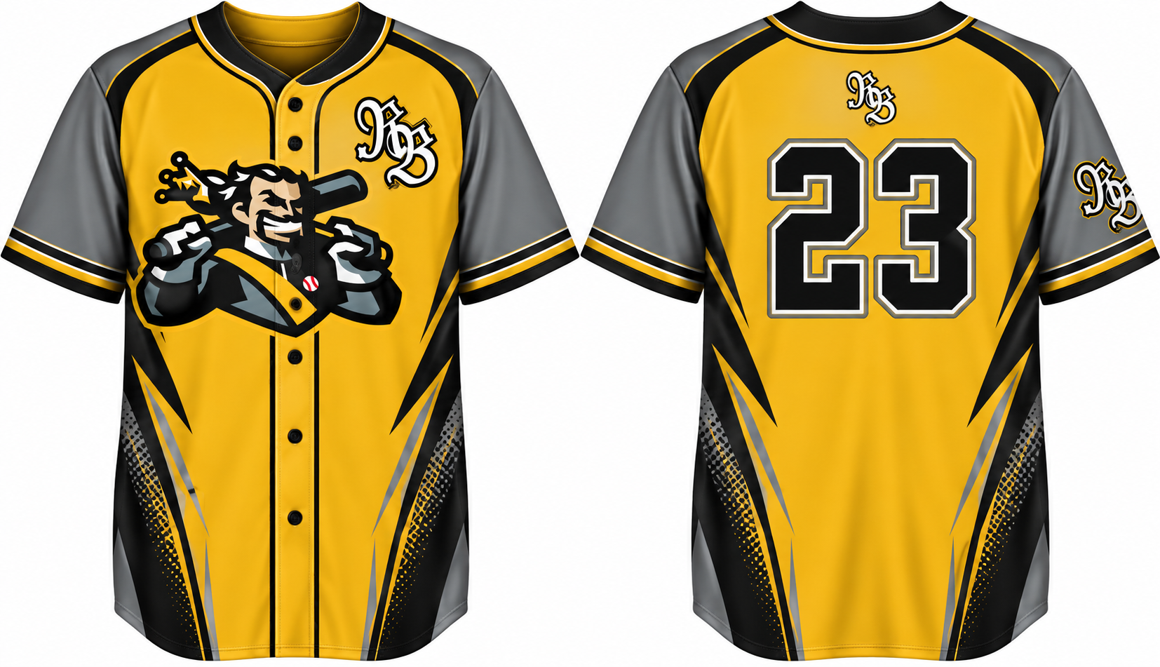 Füssen Bavarians Alternate Jersey, Flatback Mesh