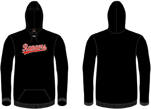 Berlin Rangers Hoodie: Zwart