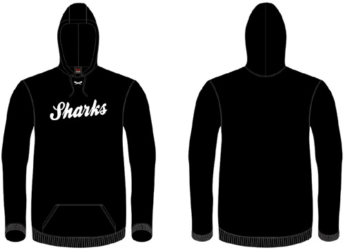 Sudadera Sefton Sharks: negro