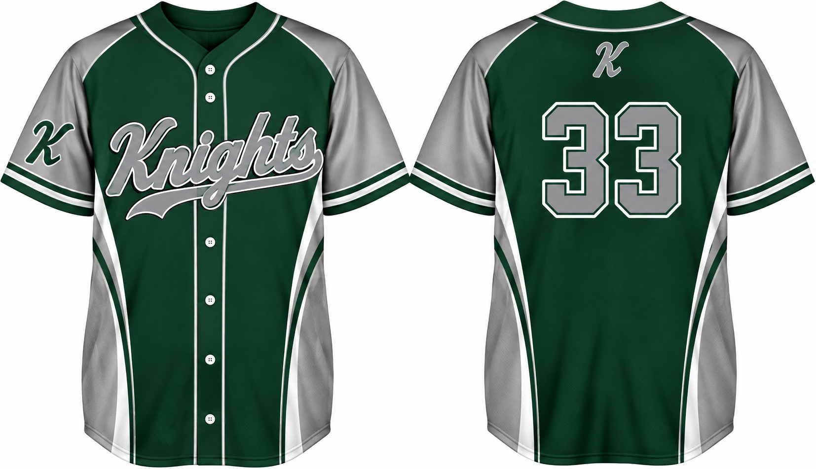 Freiburg Knights Alternate Jersey, Flatback Mesh