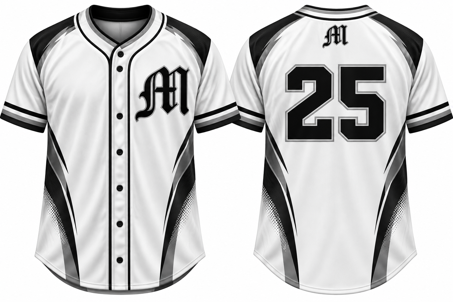 Kent Mariners Alternate Jersey, Flatback Mesh