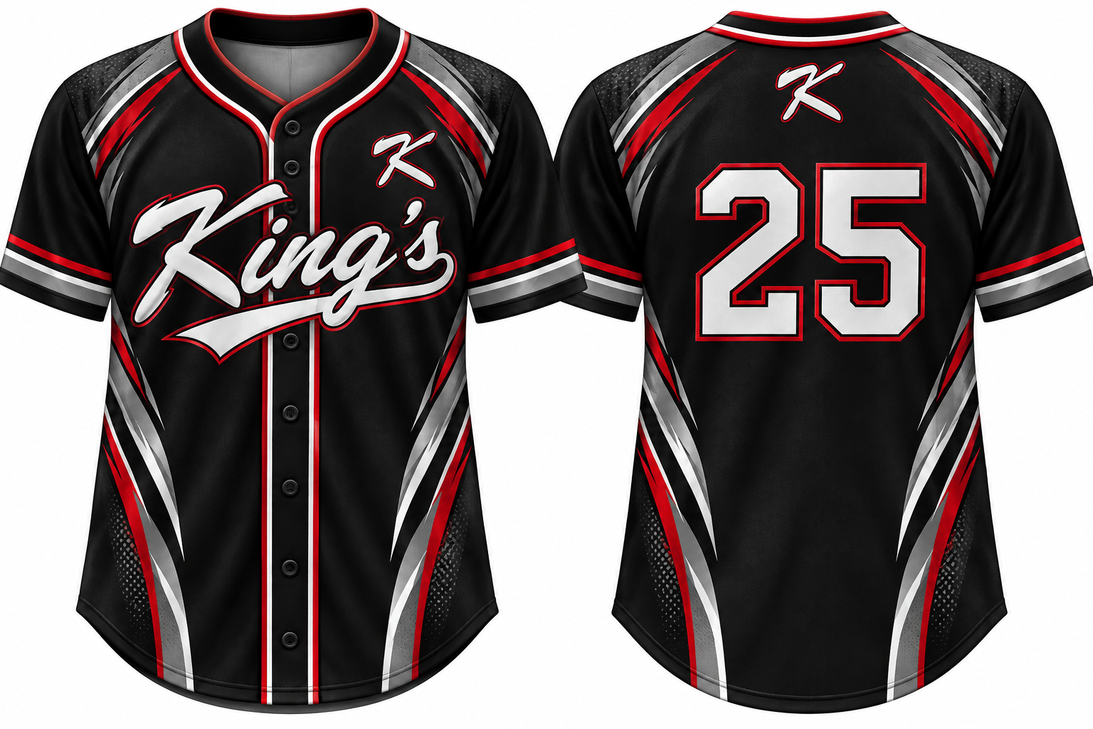 Kings College Alternate Jersey, Flatback Mesh