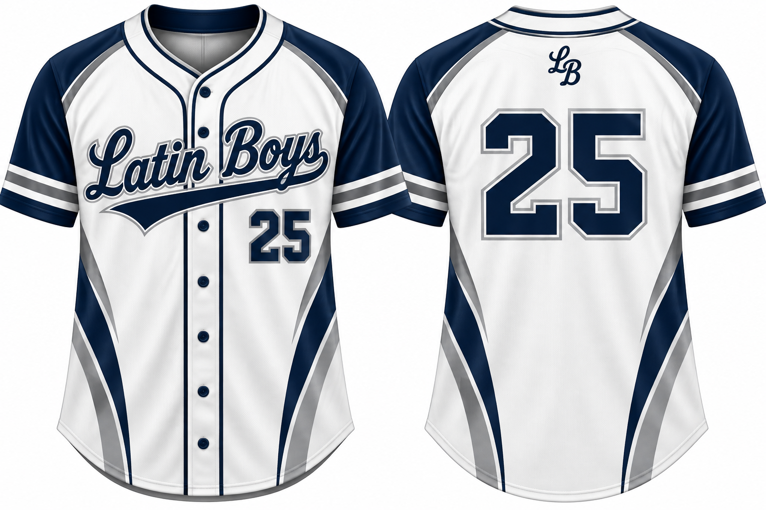 Latin Boys Alternate Jersey, Flatback Mesh