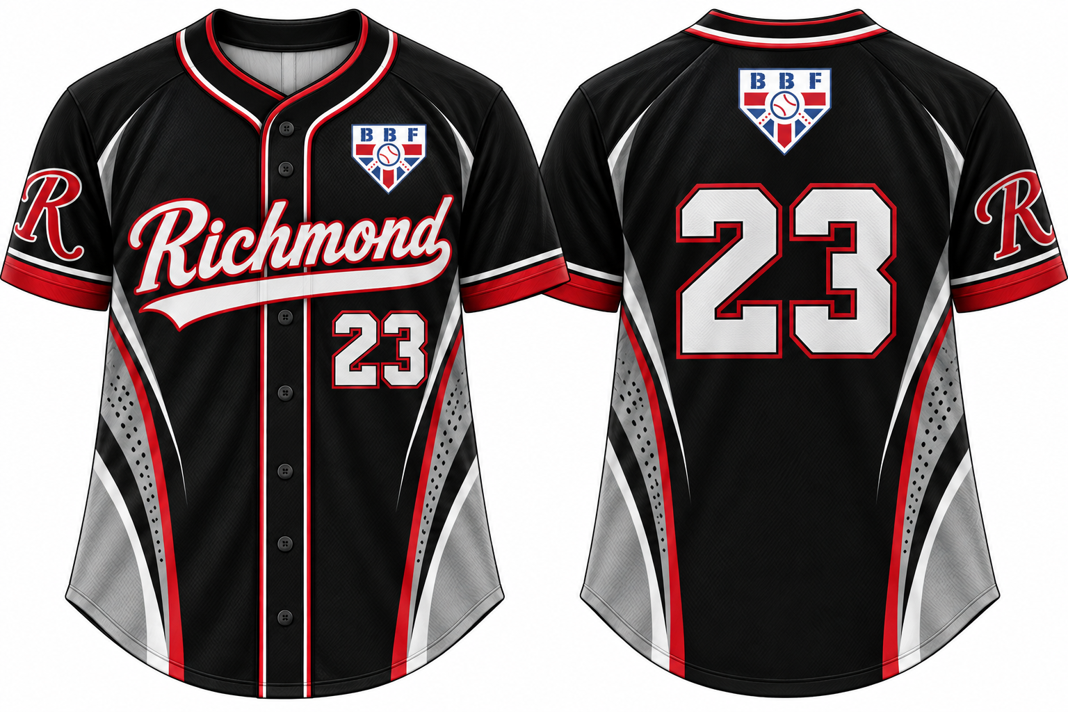 Richmond Alternate Jersey, Flatback Mesh