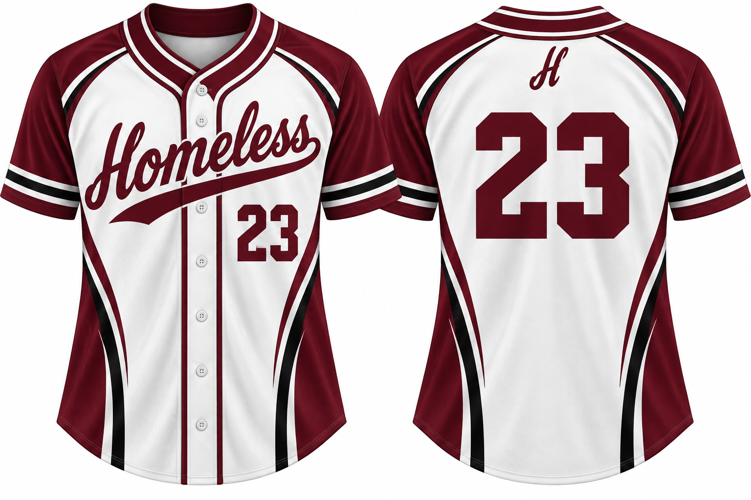 Homeless Alternate Jersey, Flatback Mesh