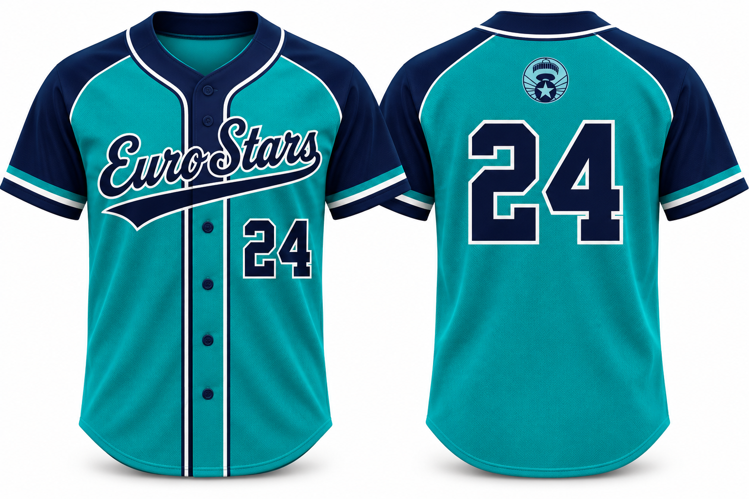 Euro Stars Alternate Jersey, Flatback Mesh