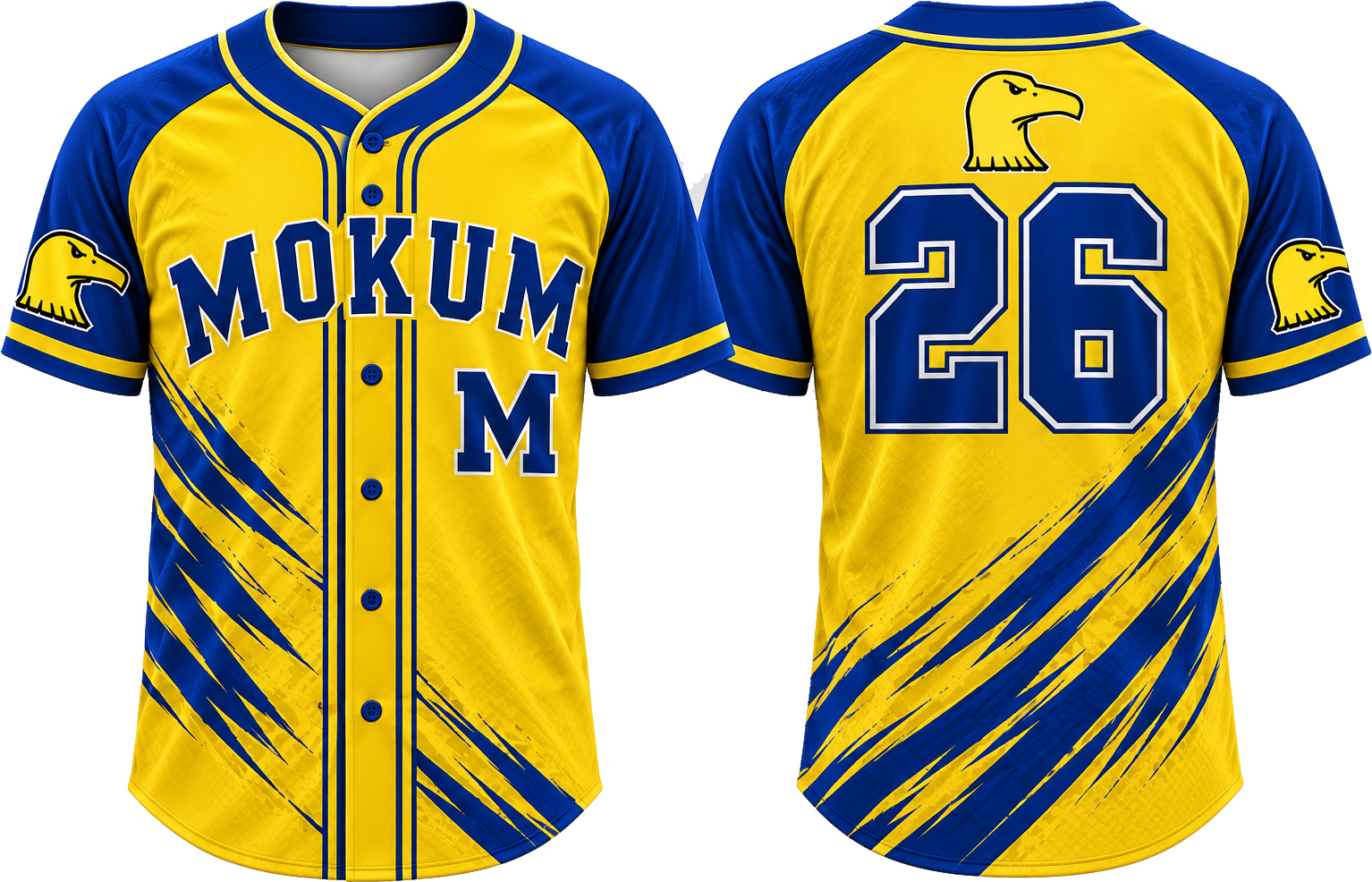 Mokum Hawks Alternate Jersey, Flatback Mesh