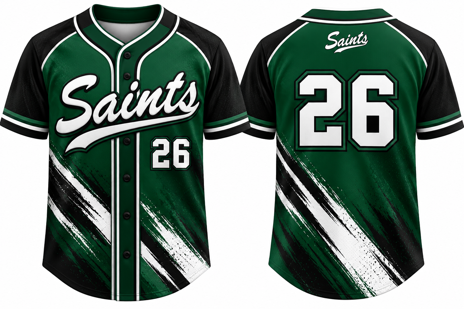 Saints Alternate Jersey, Flatback Mesh