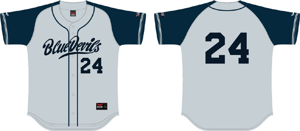 Camisa Blue Devils, gris: Flatback Mesh