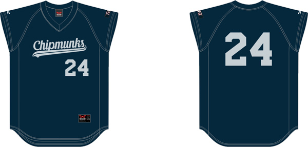 Hagen Chipmunks Softball Jersey: Flatback Mesh