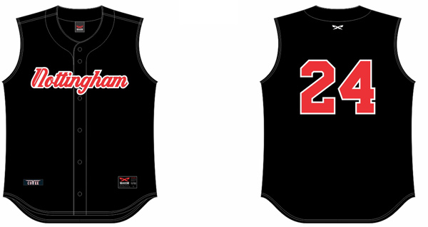 Nottingham Rebels Shirt, Flatback Mesh: Road