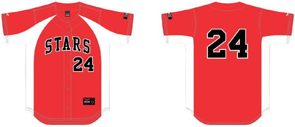 Camisa Egedal Stars, Flatback mesh: Mujer