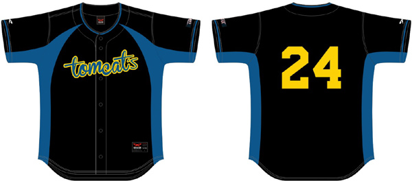 Tomcats Shirt Softball: Flatback Mesh