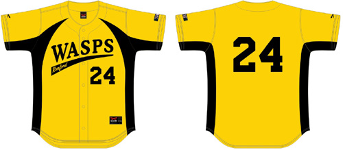 Romford Wasps Shirt, FlatBack Mesh: Geel