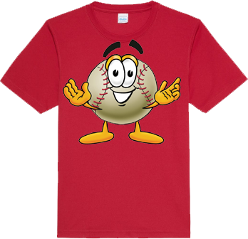 Mr. Baseball Camiseta rosa: Hands BF