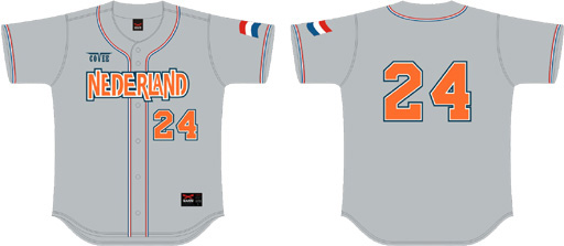 Camisa de  Holanda, Juegos Olímpicos de Atenas, gris