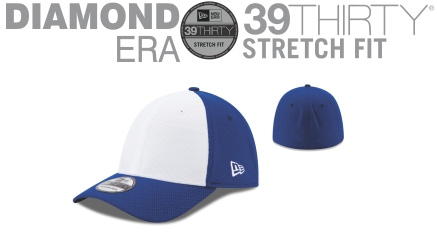 New Era Custom Team Caps: 39Thirty Stretch-Fitted Diamond Era Fabric