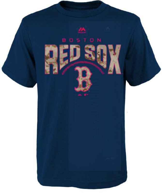 Digi Camo T-Shirt: Red Sox