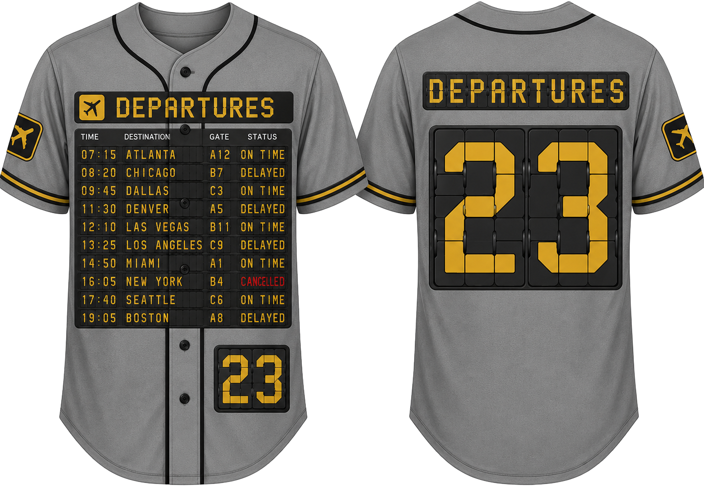 Party Jersey Mesh: Airport