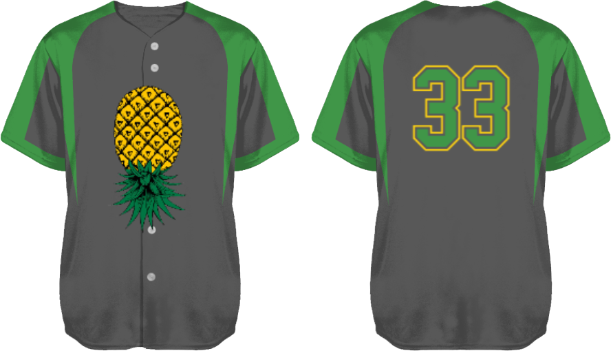 Party Jersey Mesh: Ananas