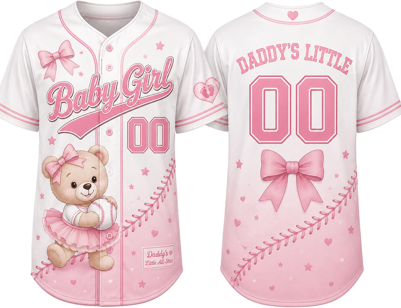 Party Jersey Mesh: Baby Girl