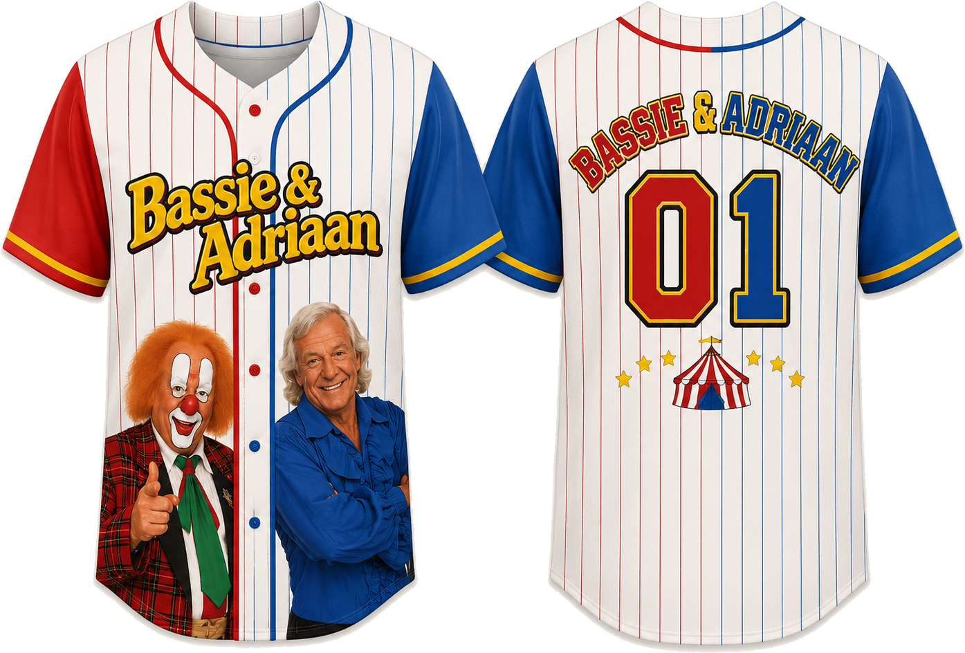 Party Jersey Mesh: Bassie-Adriaan