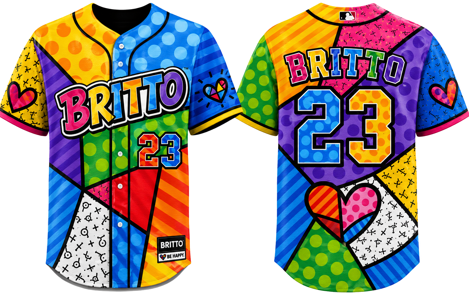 Party Jersey Mesh: Britto