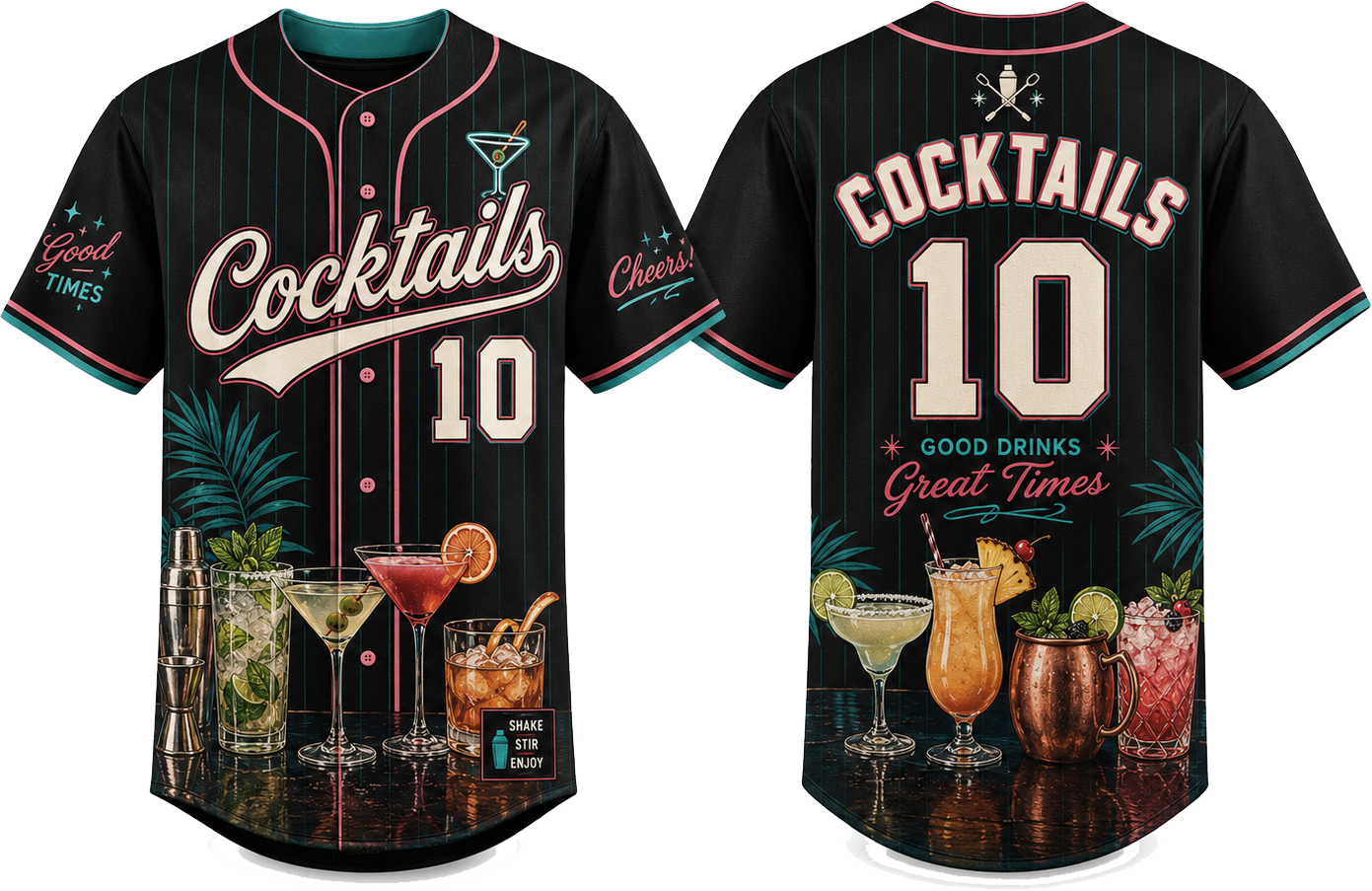 Party Jersey Mesh: