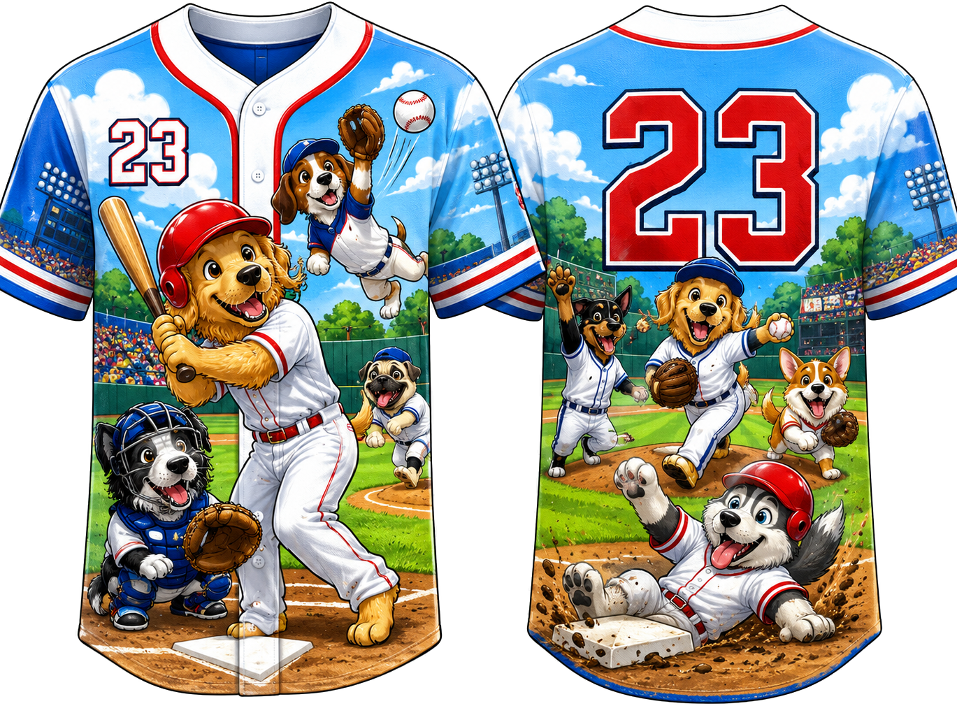 Party Jersey Mesh: