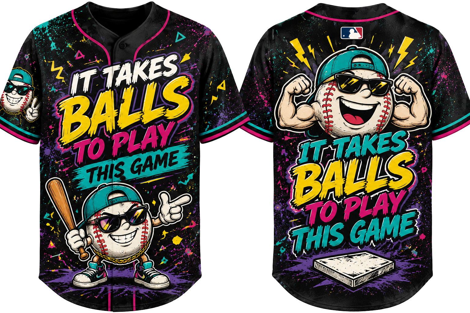Party Jersey Mesh: