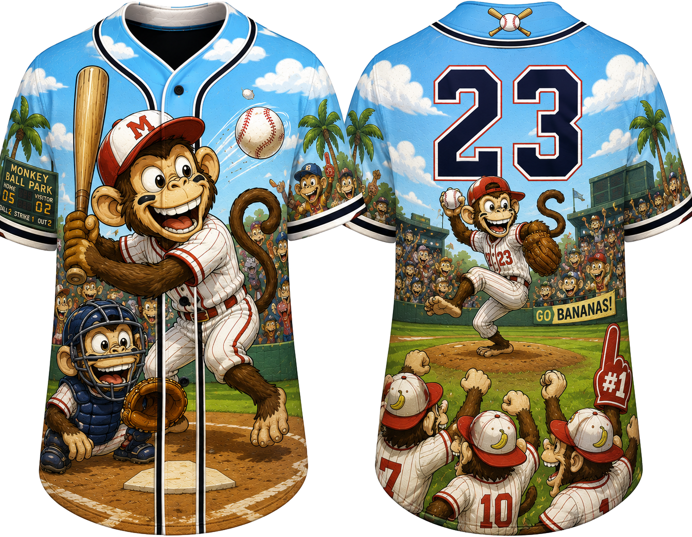 Party Jersey Mesh: