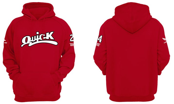 Quick Amersfoort Hoodie: Red