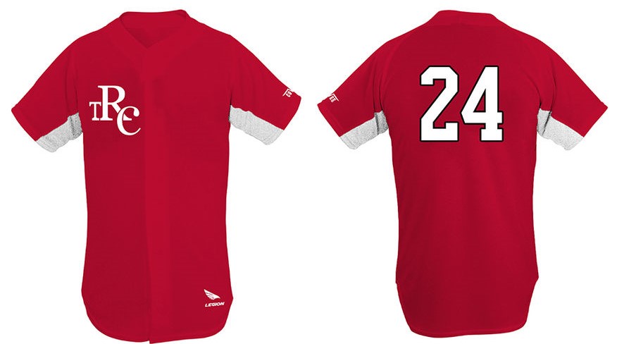 Camisa Red Caps:rojo