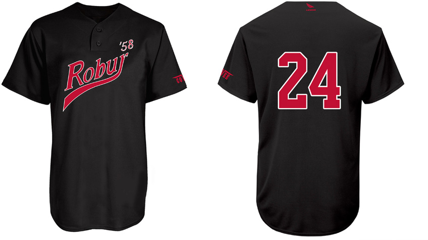 Robur 58 Shirt, 2 Knoopjes Zwart: Flatback Mesh