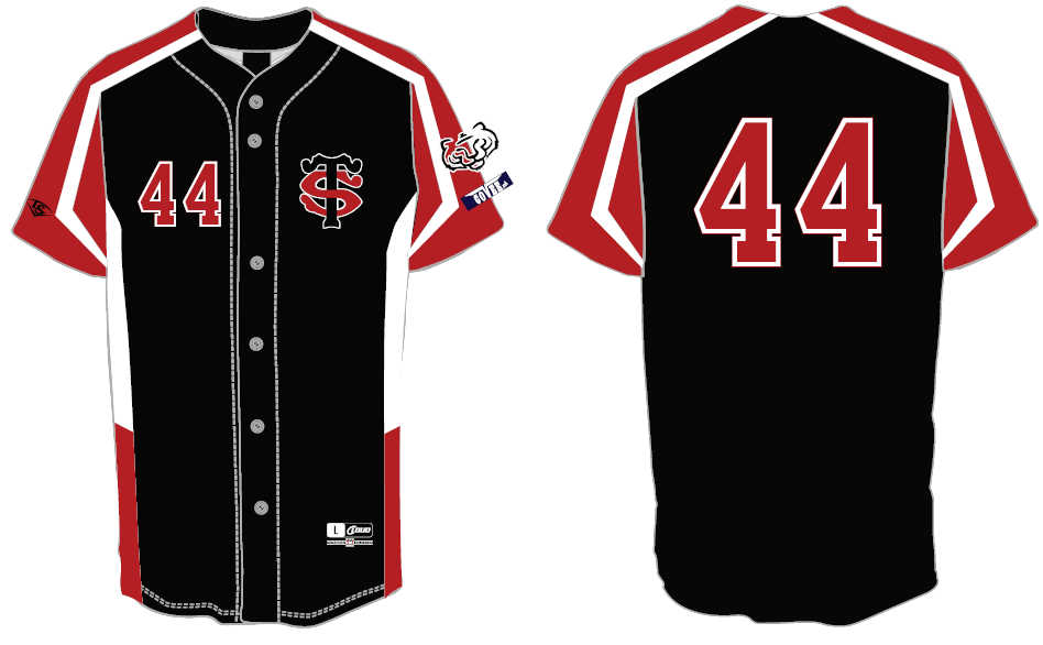 Stade Toulousain Jersey, Black: Flatback Mesh