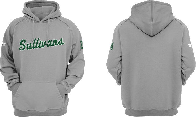 Sullivans-Green Devils Hoodie: Grijs
