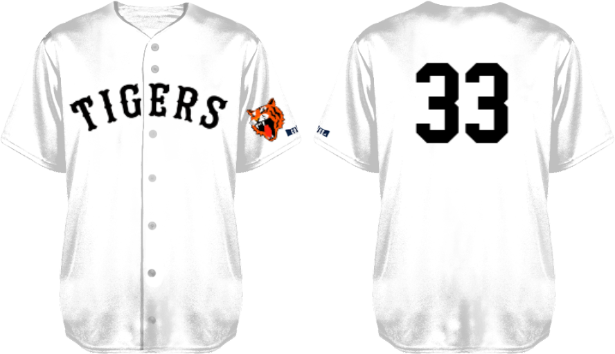Tampere Tigers Jersey White: Flatback Mesh