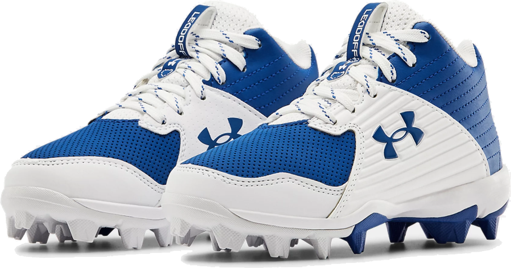 Underarmour Leadoff Mid 3023448-400: White/Royal