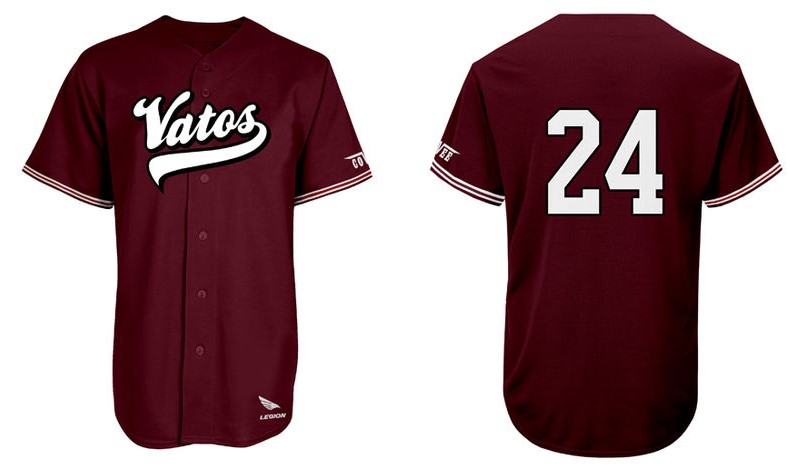 Vatos Jersey: Maroon