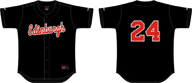 Edinburgh Shirt Zwart: Flatback Mesh