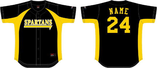 Maglia Newton Spartans: Nero