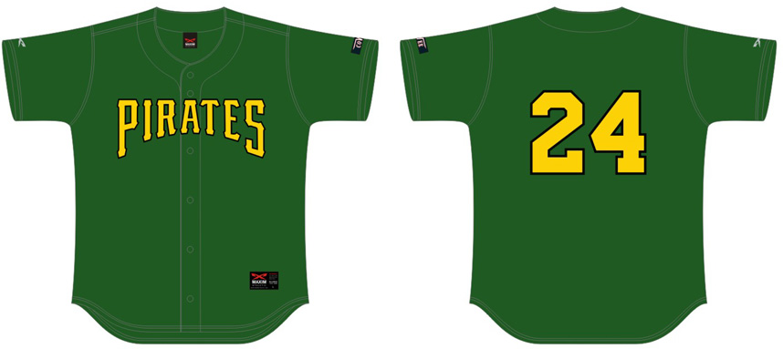 Maglia Pirates, verde scuro