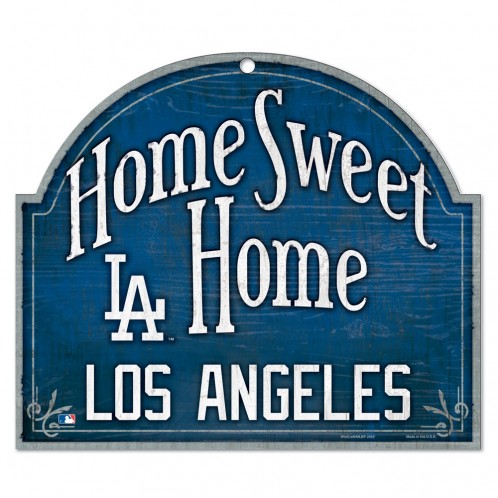 Houten Home Sweet Home sign, Dodgers