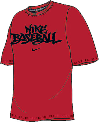 Nike T-Shirt Script Red
